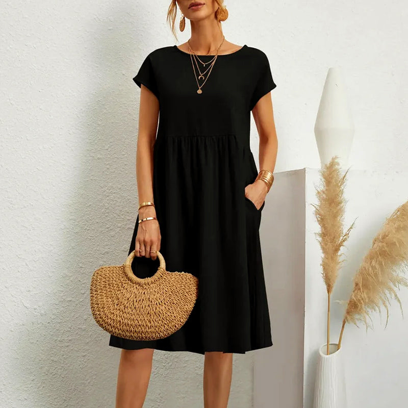 Amelie Fleur Casual Short Sleeve Dress