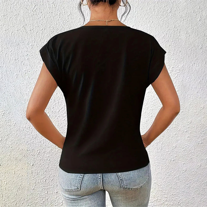 Amelie Fleur Everyday Top with Draped Front