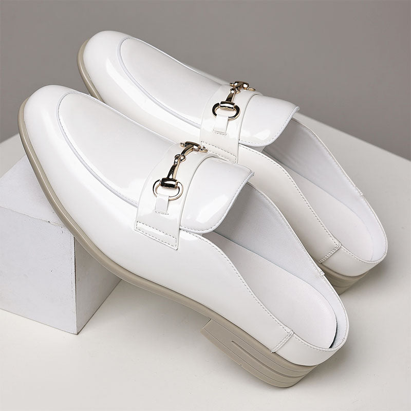 Franco Bianchi Formal Loafers with Metal Accent