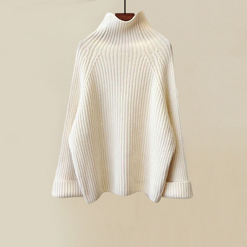 3-Piece Set with Sweater, Knit Pants and Puffer Vest for Women