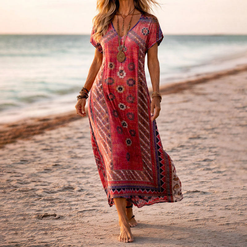 Amelie Fleur Bloom & Peace Maxi Dress