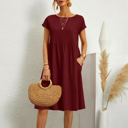 Amelie Fleur Casual Short Sleeve Dress