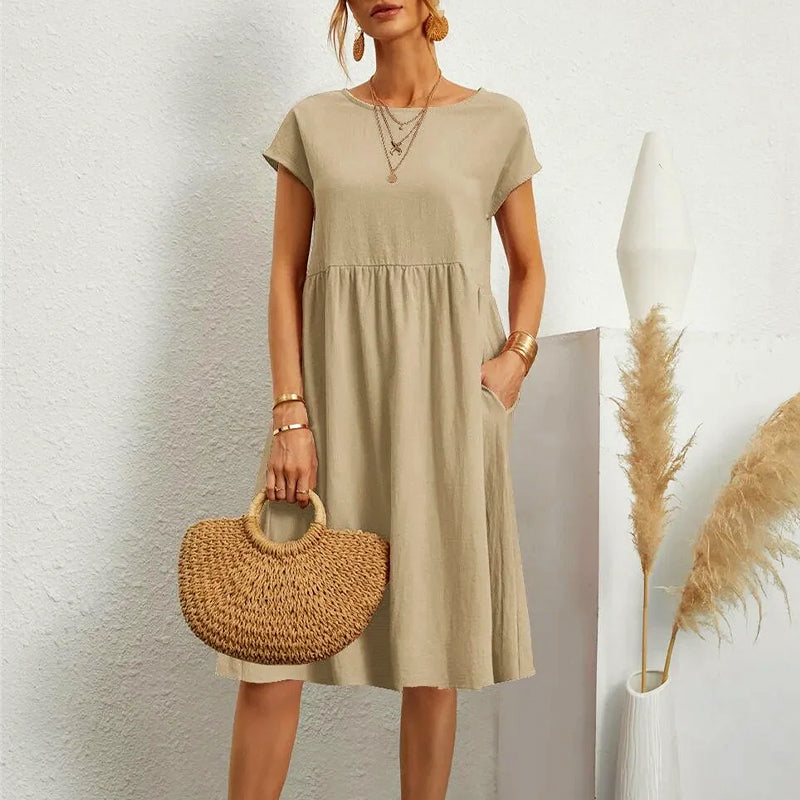 Amelie Fleur Casual Short Sleeve Dress