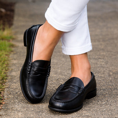 Amelie Fleur Classic Penny Loafers