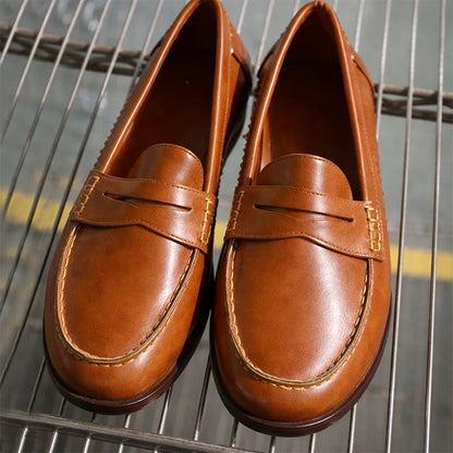 Amelie Fleur Classic Penny Loafers