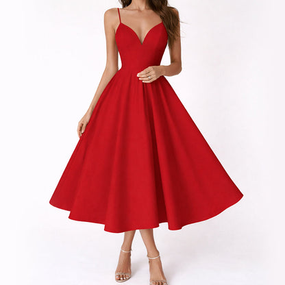 Amelie Fleur Flared Open-Back Party Wedding Dress