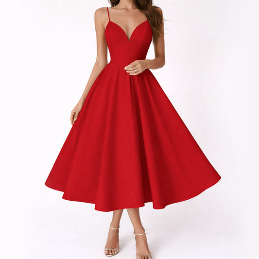 Amelie Fleur Flared Open-Back Party Wedding Dress