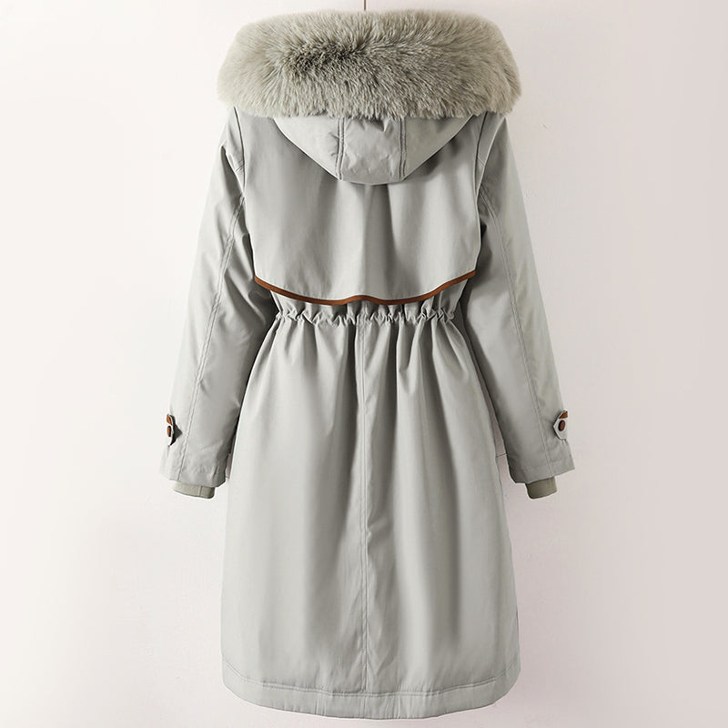 Amelie Fleur Long Parka with Detachable Inner Layer