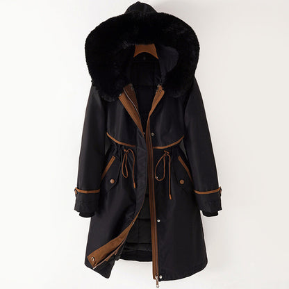 Amelie Fleur Long Parka with Detachable Inner Layer
