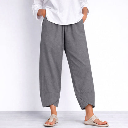 Amelie Fleur Loose Fit Cropped Pants