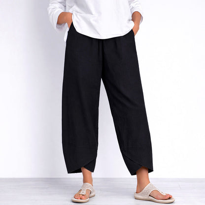 Amelie Fleur Loose Fit Cropped Pants