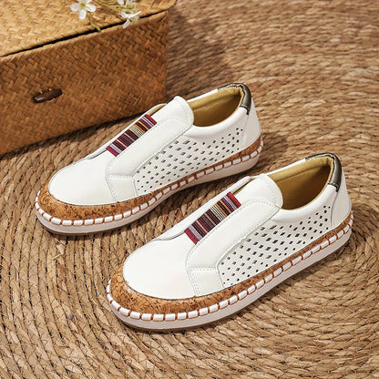 Amelie Fleur Perforated Slip-On Sneakers