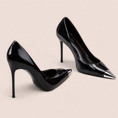 Amelie Fleur Pointed Toe Stiletto Heels