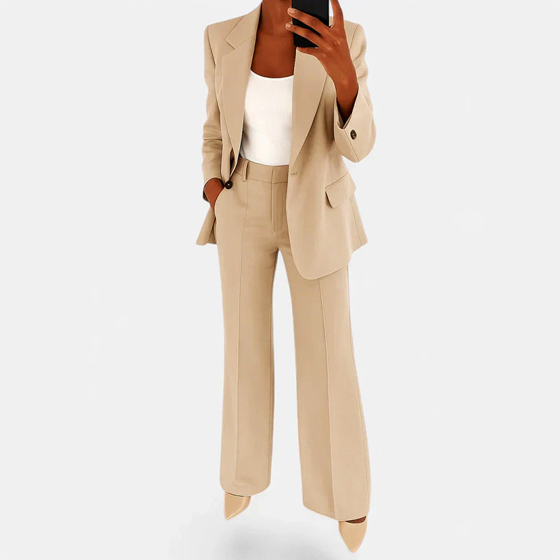 Beverly - Women’s Two-Piece Blazer Suit Set
