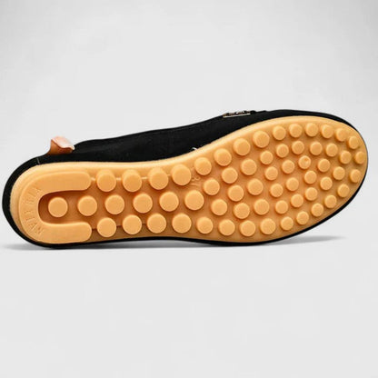 Camille Martin Flats with Hand Stitch Trim