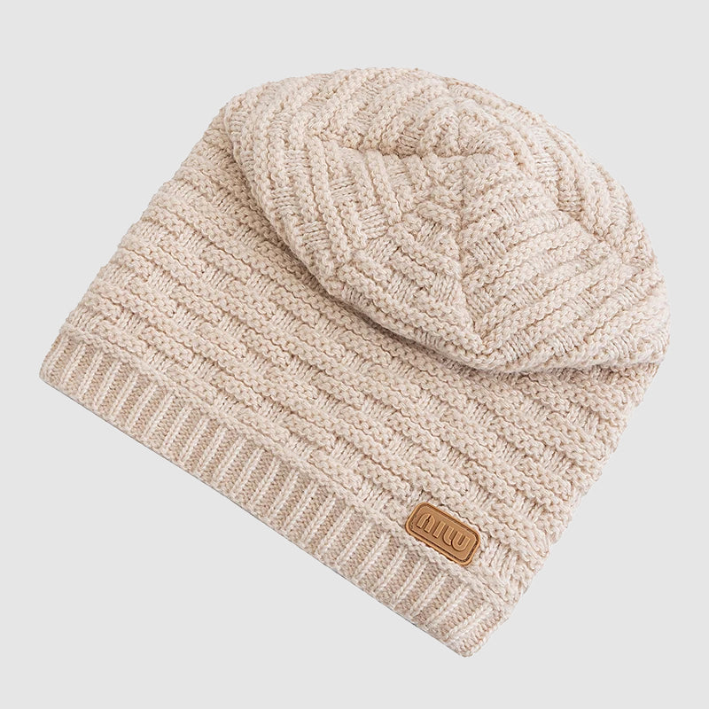 Casual Slouch Beanie with Fleece Lining