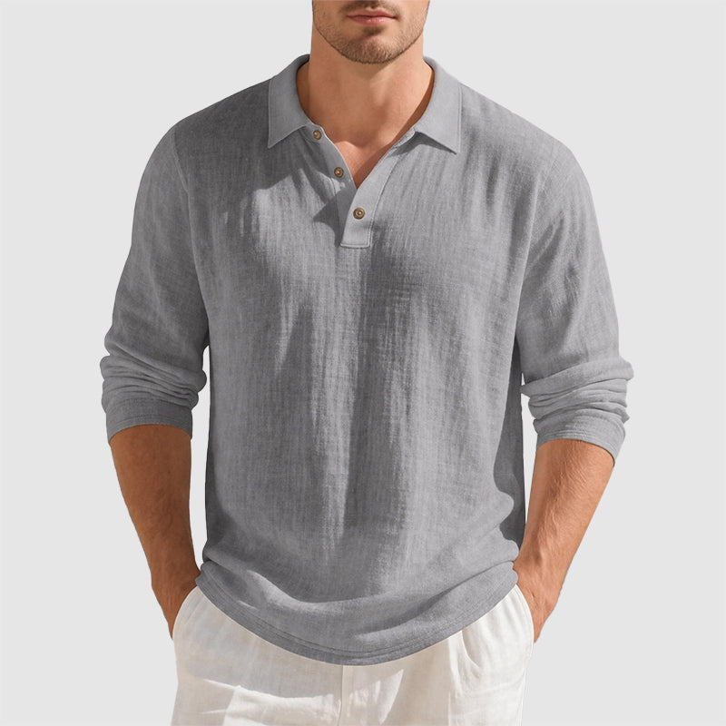Franco Bianchi Casual Shirt with Open Collar and Buttons