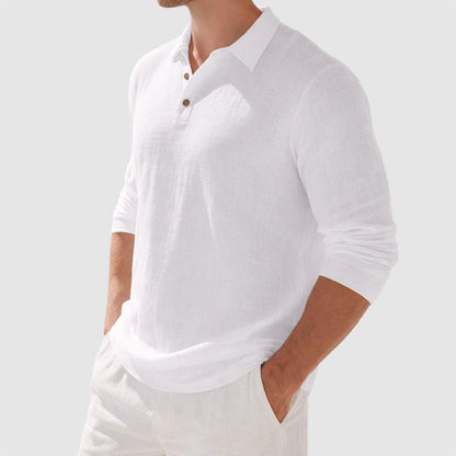 Franco Bianchi Casual Shirt with Open Collar and Buttons