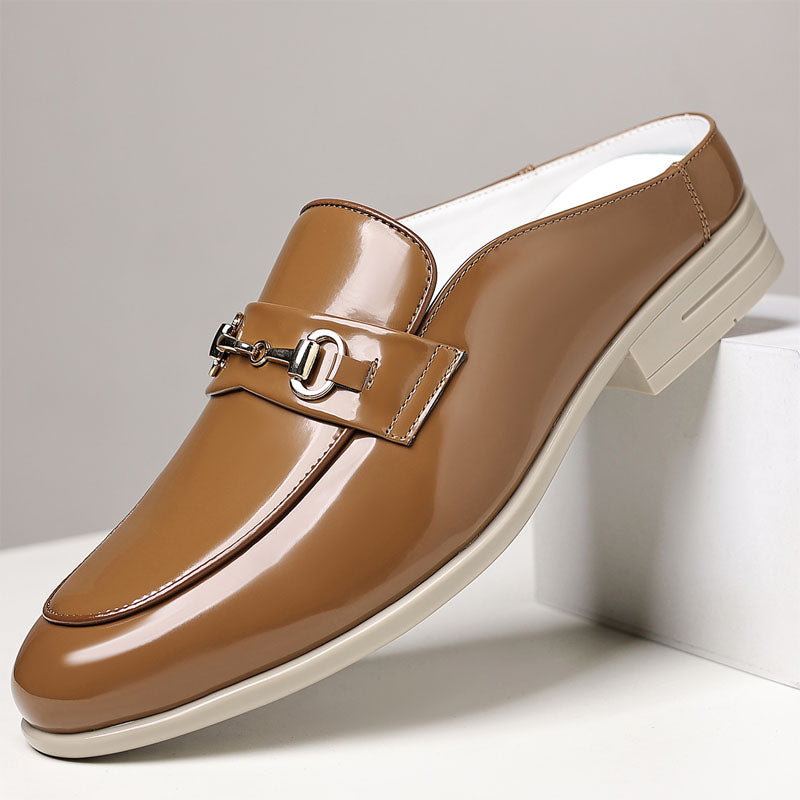 Franco Bianchi Formal Loafers with Metal Accent