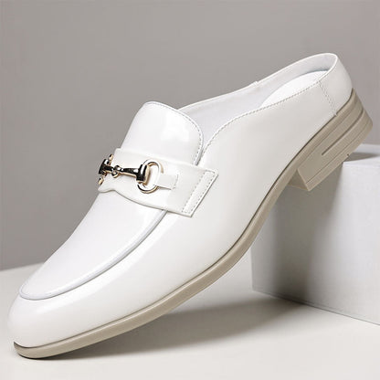 Franco Bianchi Formal Loafers with Metal Accent