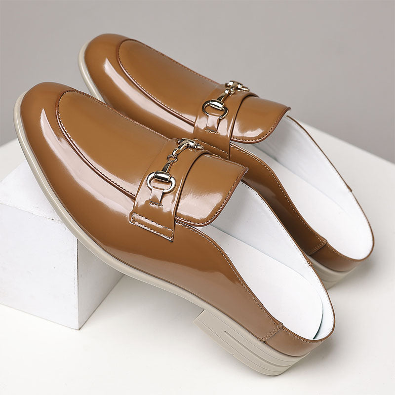 Franco Bianchi Formal Loafers with Metal Accent