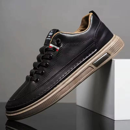 Franco Bianchi Low-Top Sneakers with Stitched Upper