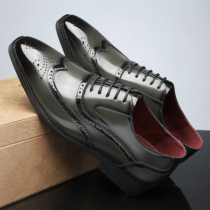 Franco Bianchi Oxford Shoes with Brogue Detailing