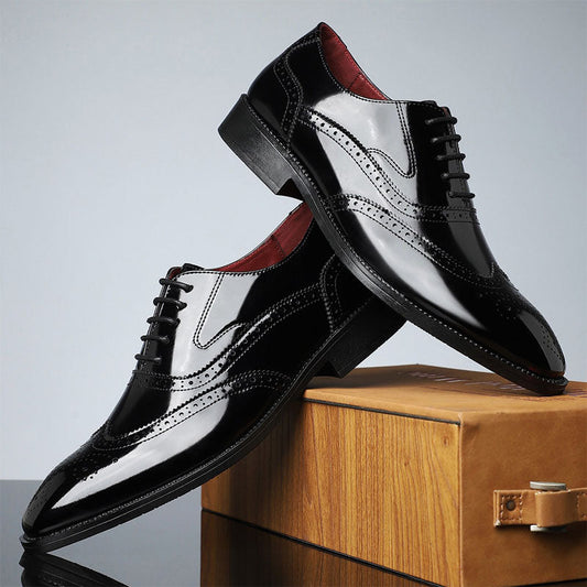Franco Bianchi Oxford Shoes with Brogue Detailing