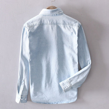 Jack Washington Button-Down Denim Style Shirt