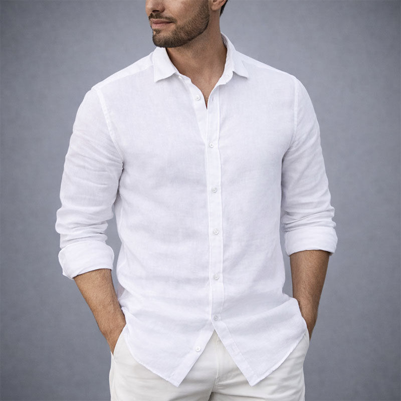Jack Washington Cotton Shirt with Button Front