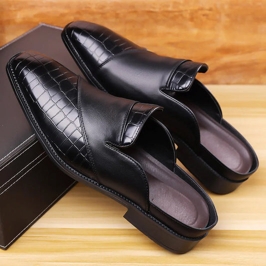 Jack Washington Mule Shoes with Textured Upper