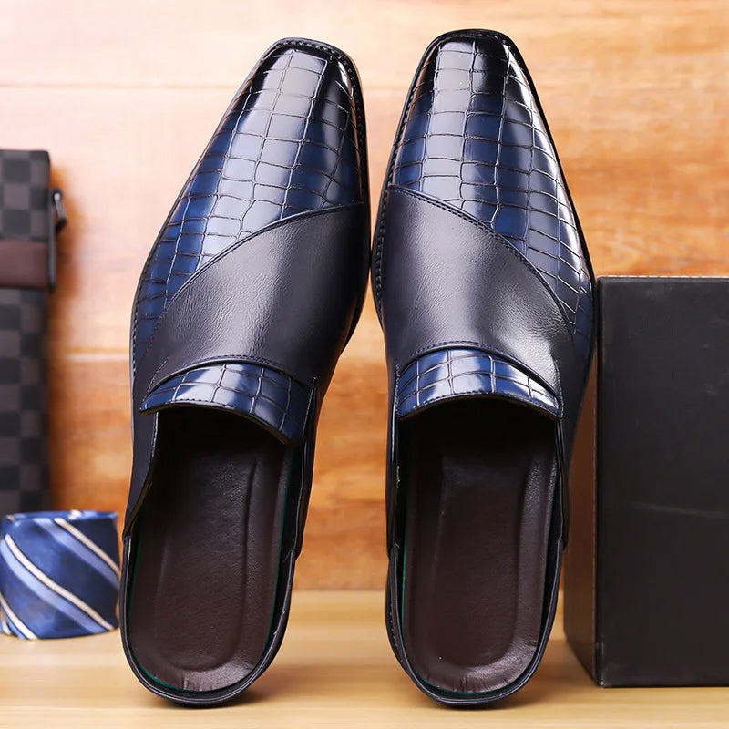 Jack Washington Mule Shoes with Textured Upper