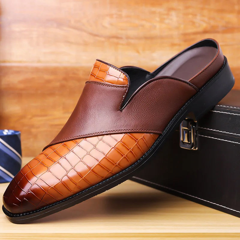 Jack Washington Mule Shoes with Textured Upper
