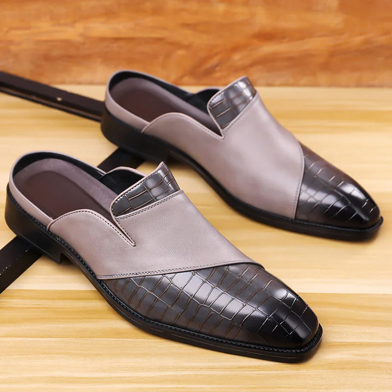 Jack Washington Mule Shoes with Textured Upper