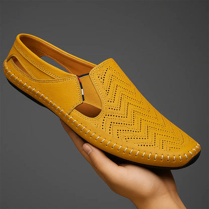 Jack Washington Perforated Slip-On Shoes
