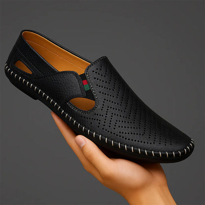 Jack Washington Perforated Slip-On Shoes