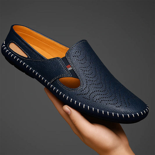 Jack Washington Perforated Slip-On Shoes