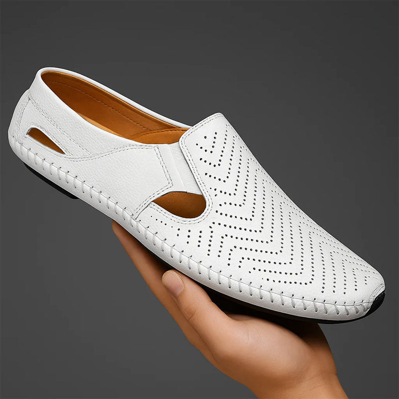 Jack Washington Perforated Slip-On Shoes