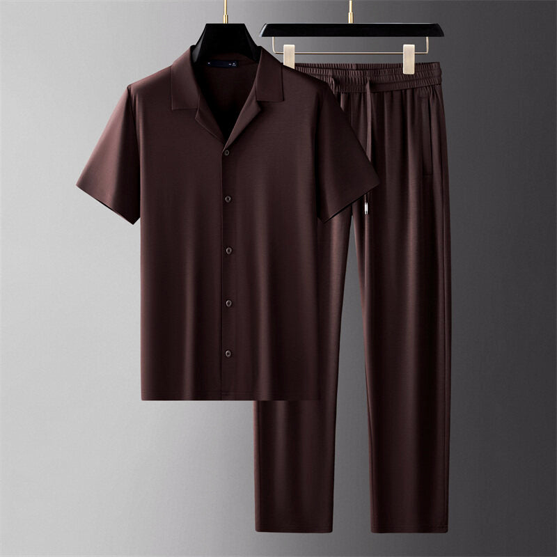 Jack Washington Short Sleeve Summer Set with Pants