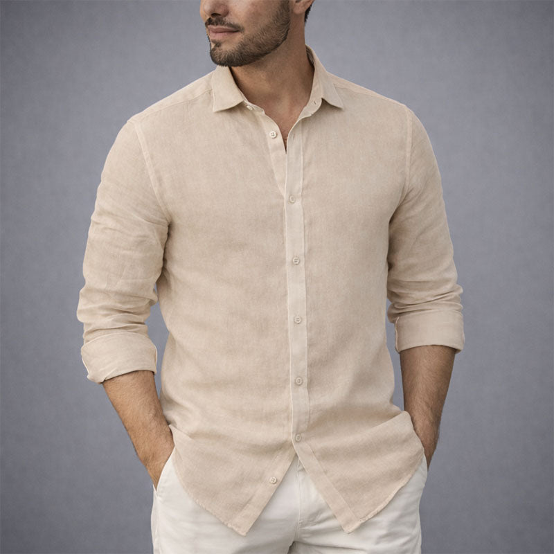 Jack Washington Cotton Shirt with Button Front