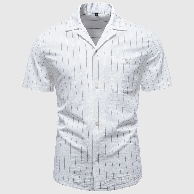 Jack Washington Short Sleeve Pinstripe Shirt