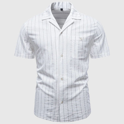 Jack Washington Short Sleeve Pinstripe Shirt