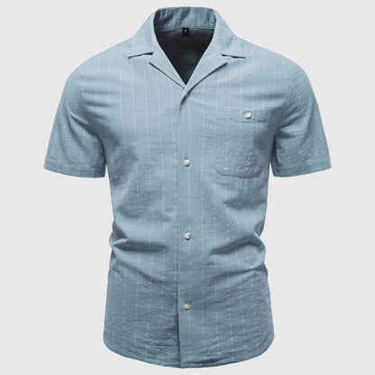 Jack Washington Short Sleeve Pinstripe Shirt