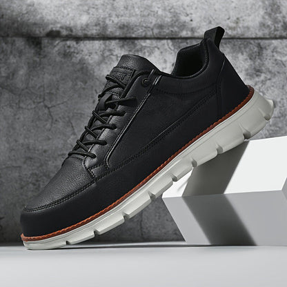 James Scott Lace-Up Sneakers with Textured Sole
