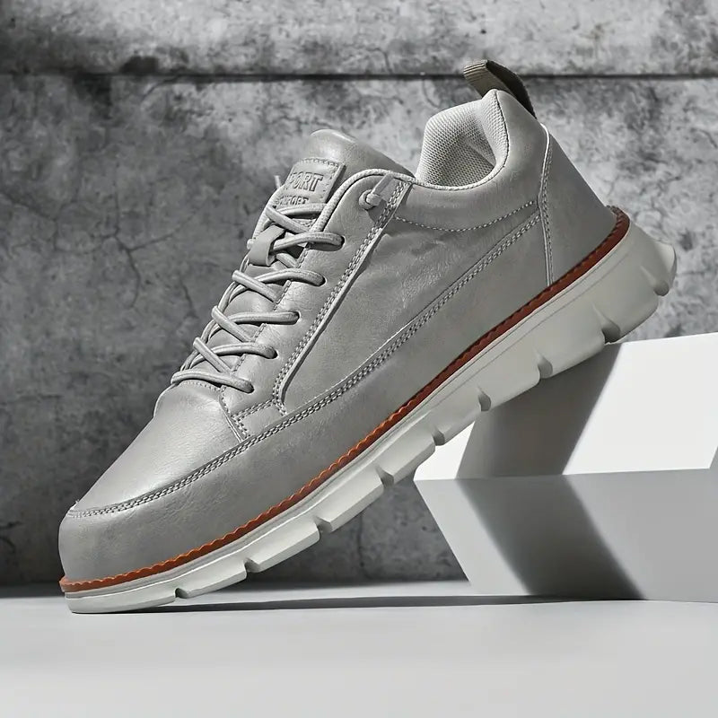 James Scott Lace-Up Sneakers with Textured Sole