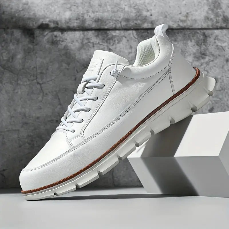 James Scott Lace-Up Sneakers with Textured Sole
