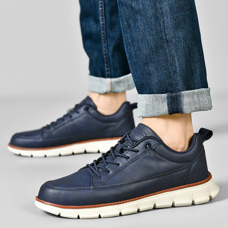 James Scott Lace-Up Sneakers with Textured Sole