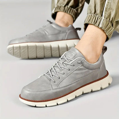James Scott Lace-Up Sneakers with Textured Sole