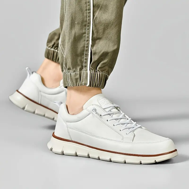 James Scott Lace-Up Sneakers with Textured Sole