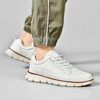 James Scott Lace-Up Sneakers with Textured Sole